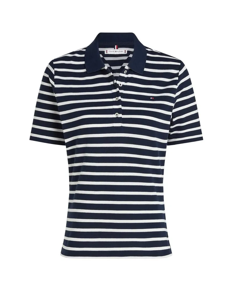 Tommy Hilfiger Damen Poloshirt 1985 COLLECTION Regular Fit Indigo