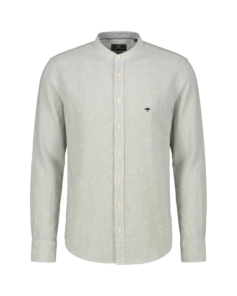 Fynch-Hatton Herren Hemd aus Leinen Oliv