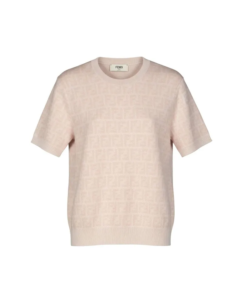 Fendi Damen Pullover aus Wolle Weiss