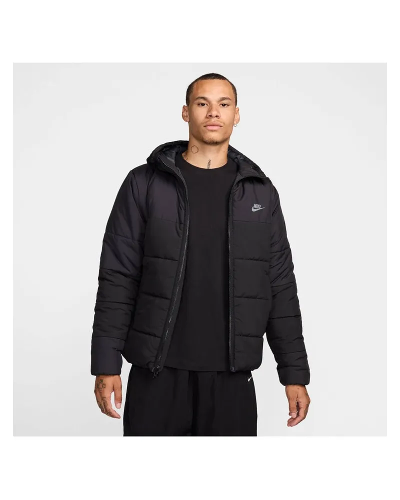 Nike Herren Steppjacke mit Kapuze NSW OW Schwarz
