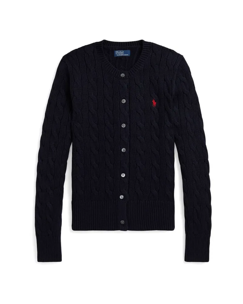 Ralph Lauren Damen Strickjacke aus Baumwolle Marine