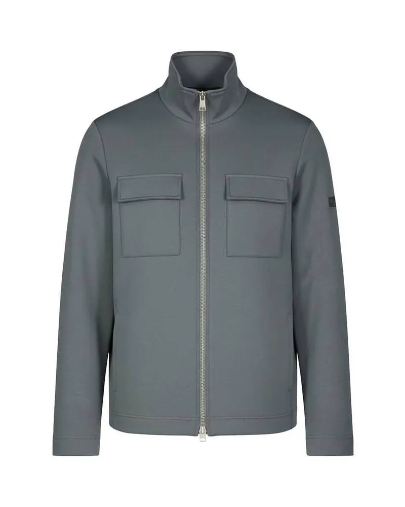 Marc O'Polo Herren Freizeitjacke mit Bio-Baumwolle Grau