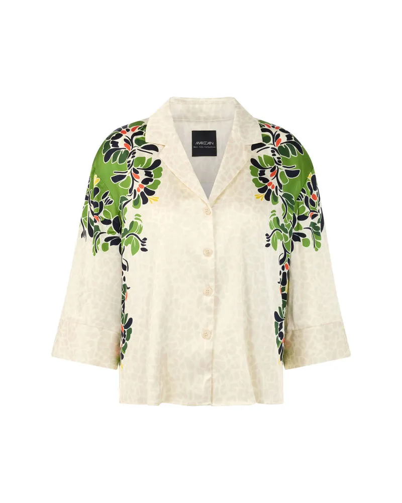 Marc Cain Damen Bluse Offwhite