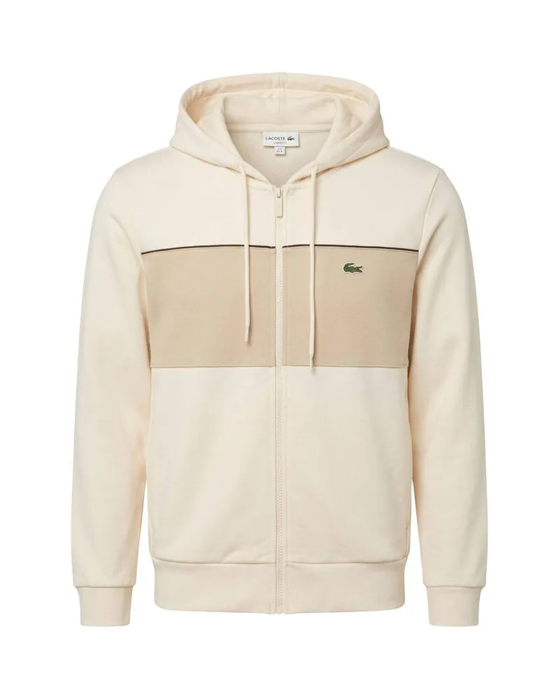 Lacoste Herren Sweatjacke aus Baumwolle Sand