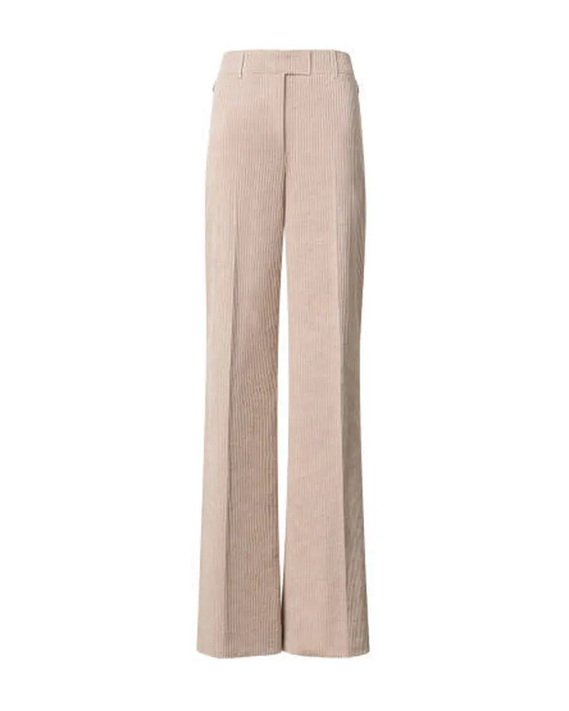 Akris Damen Cordhose aus Baumwolle und Kaschmir FIOR Camel