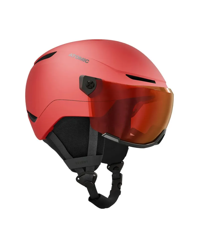 Atomic Kinder Skihelm REVENT VISOR JR Rot