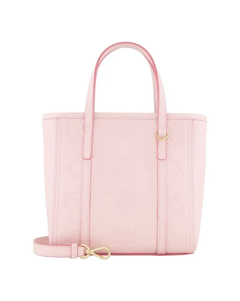 MCM Damen Shopper TONI KTHR MINI Rose