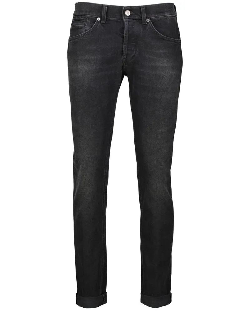 Dondup Herren Jeans aus Baumwolle GEORGE DENIM PANT Skinny Fit mit Stretch-Anteil Bernstein