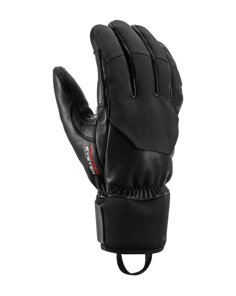 Leki Herren Handschuhe aus Leder HEVON 3D Black