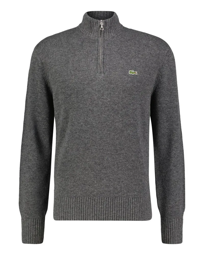 Lacoste Herren Pullover aus Wolle Grau