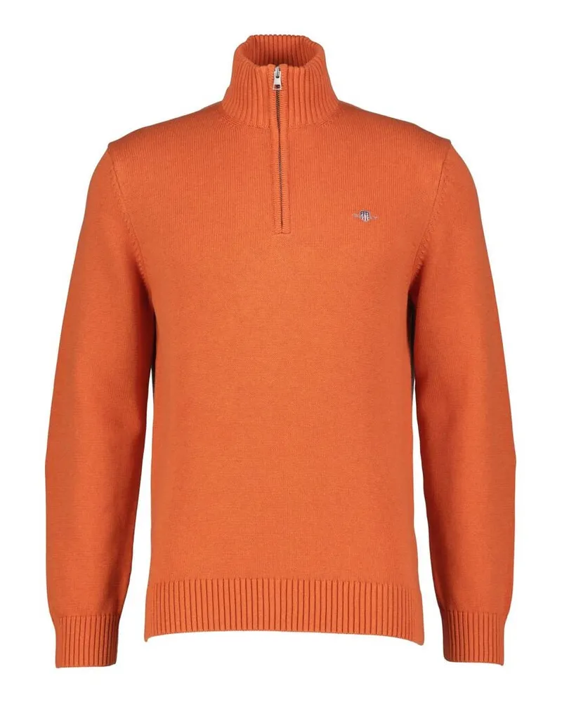 Gant Herren Troyer CASUAL COTTON HALF ZIP Orange