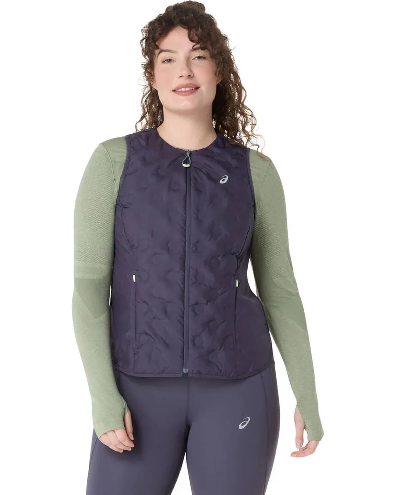 Asics Damen Laufweste NAGINO RUN PADDED VEST W Rauchblau