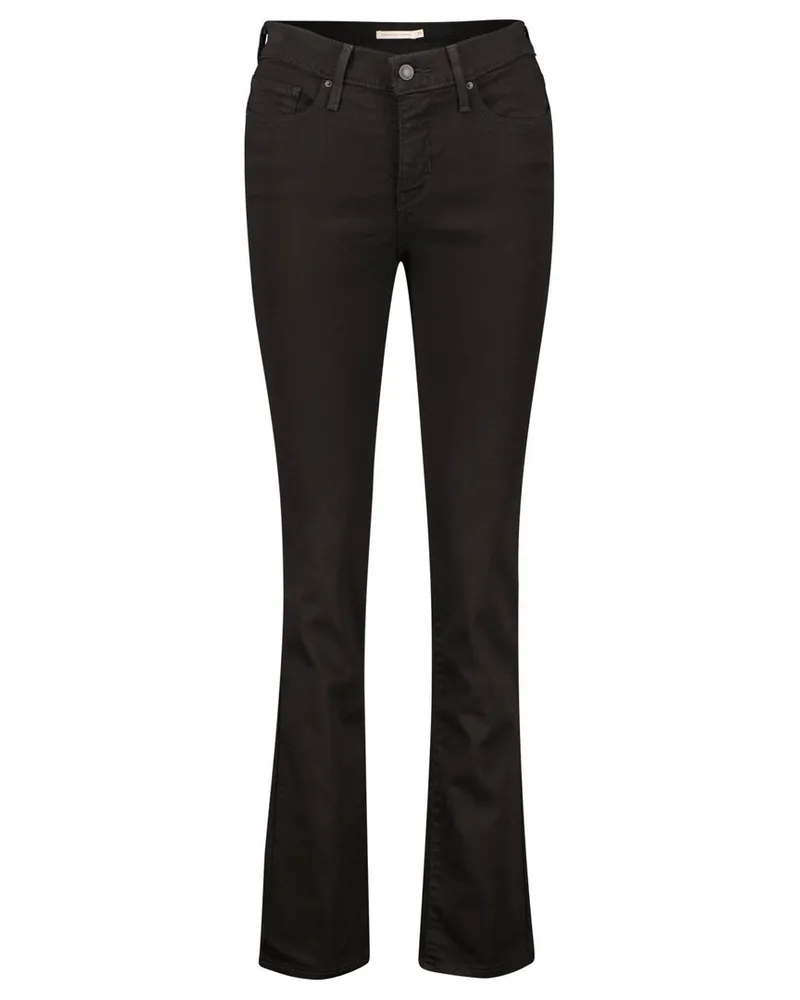 Levi's Damen Jeans 314 SHAPING STRAIGHT Schwarz