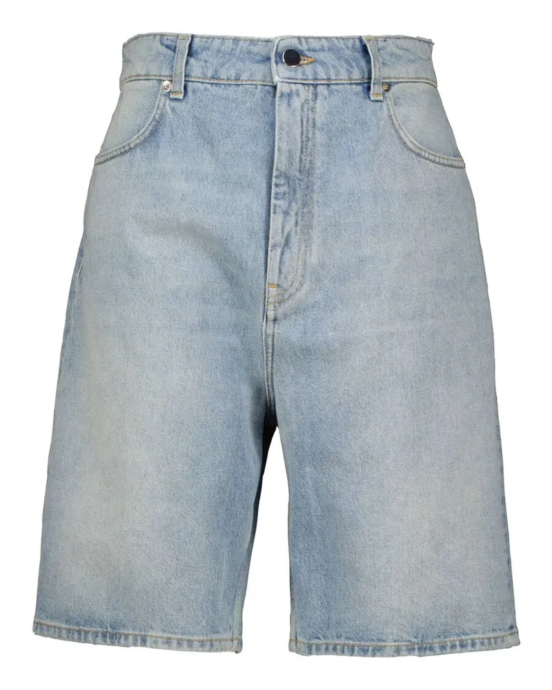 Loulou Studio Damen Jeansshorts Bleached
