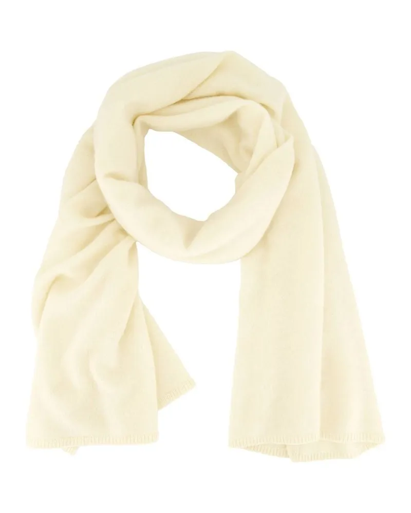 pure Damen Schal aus Kaschmir Ivory