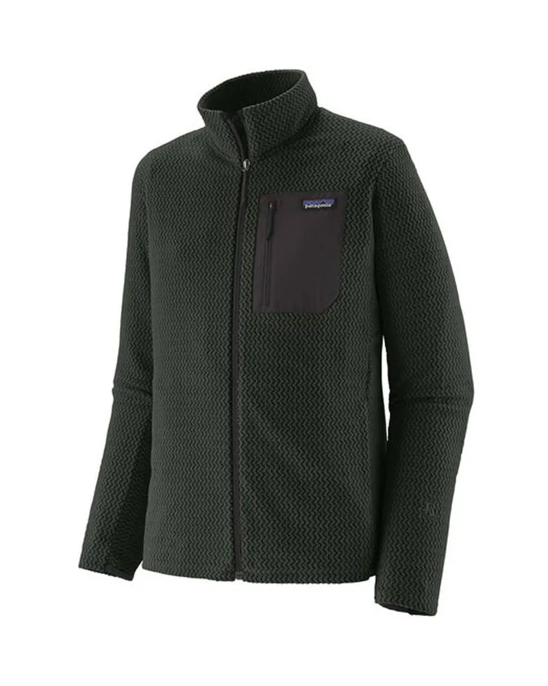 Patagonia Herren Fleecejacke S R1 AIR Dunkelgrün