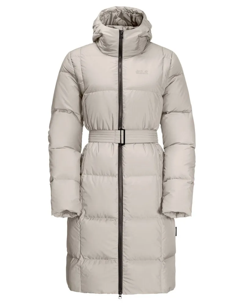 Jack Wolfskin Damen Daunenmantel FROZEN LAKE COAT Silber