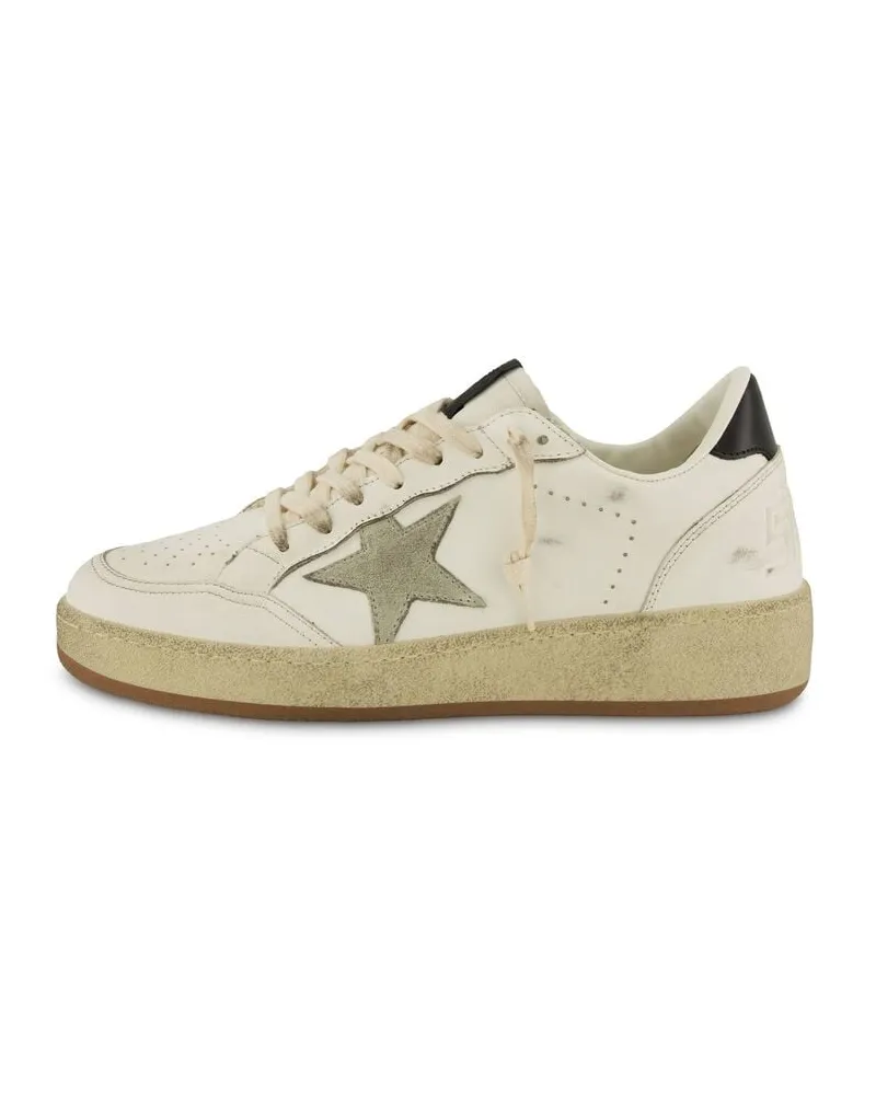 Golden Goose Herren Sneaker Leder BALLSTAR 2 Weiss