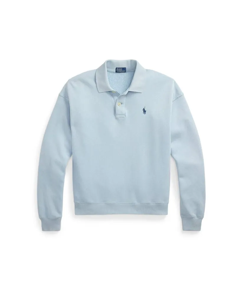 Ralph Lauren Damen Sweatshirt mit Polokragen Blau