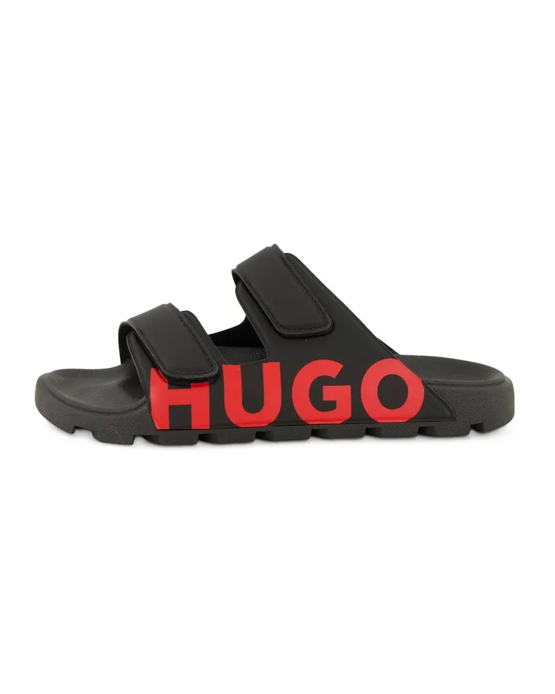 HUGO BOSS Herren Pantoletten EVANDER_SAND_LG Schwarz