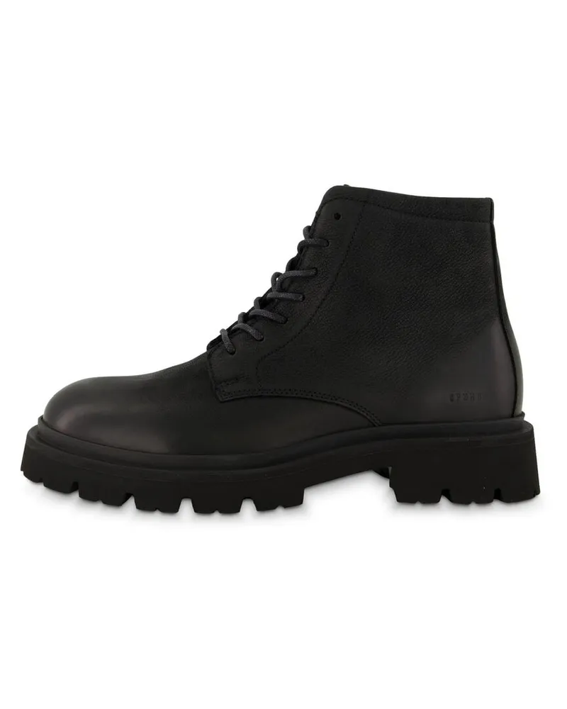 Copenhagen Herren Schnürboots aus Leder ROBUST COMBATS Schwarz