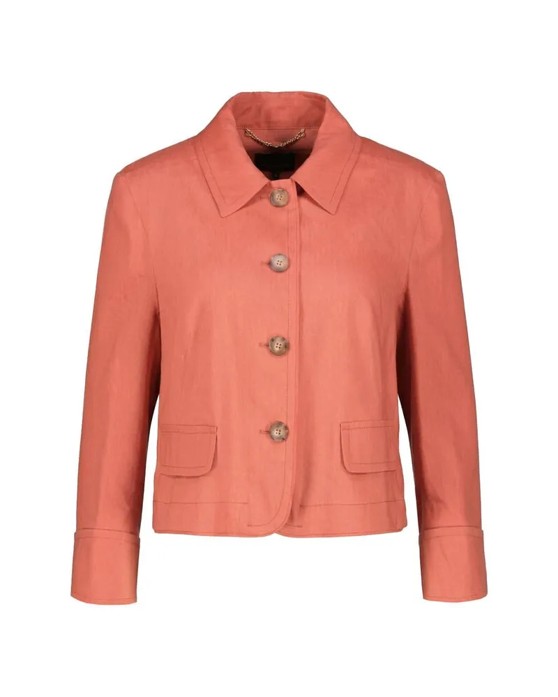 Marc Cain Damen Jacke mit Biesenverzierung Nougat