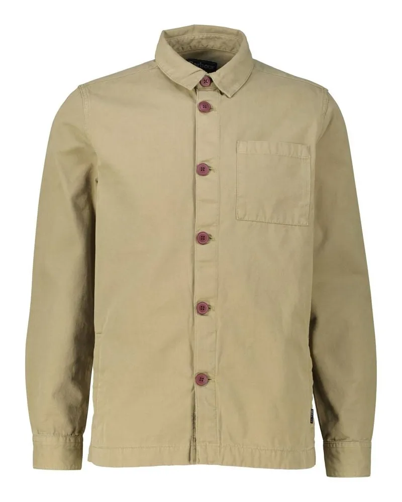 Barbour Herren Overshirt Tailored Fit Oliv