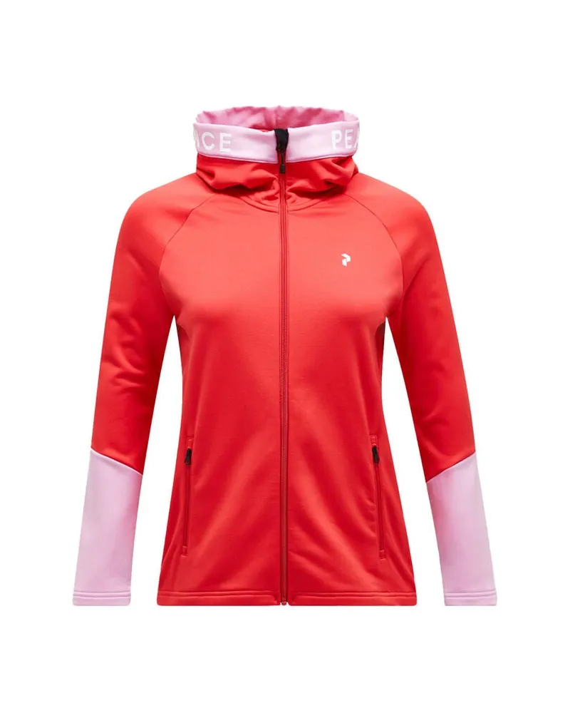 Peak Performance Damen Jacke RIDER ZIP HOOD Rot