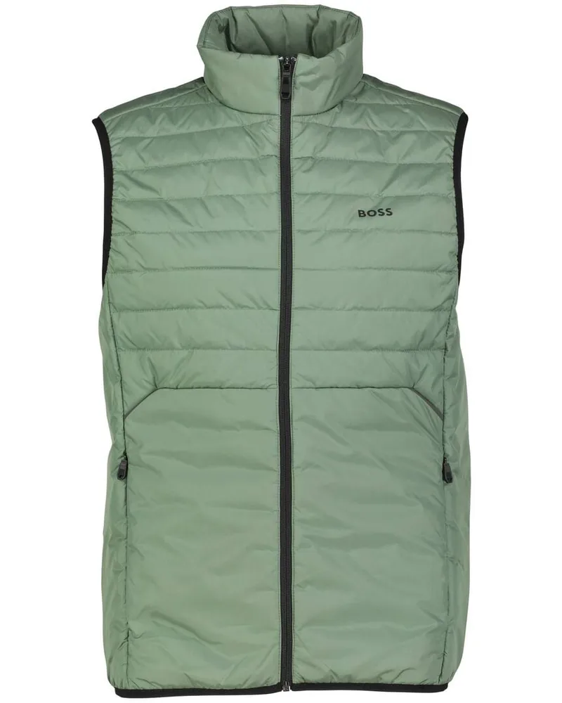HUGO BOSS Herren Steppweste V_URBANEX Regular Fit Grün
