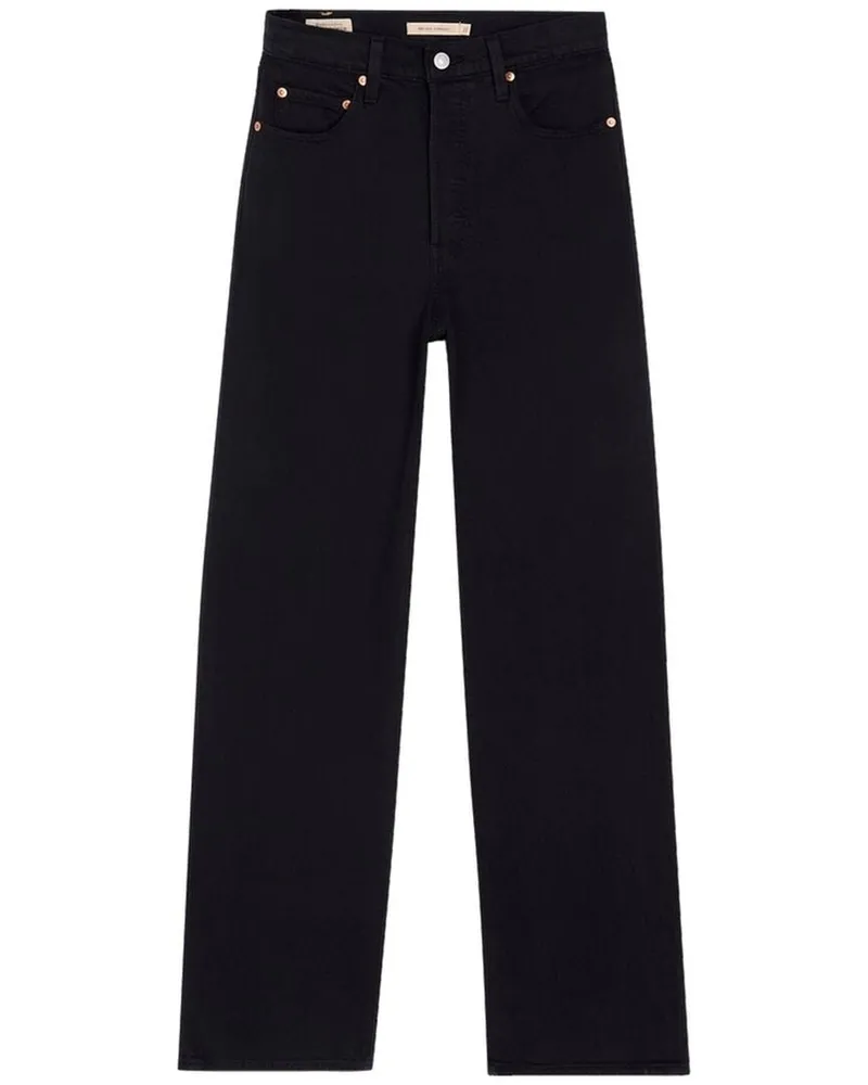 Levi's Damen Jeans RIBCAGE FULL LENGTH BLACK SPRO Black
