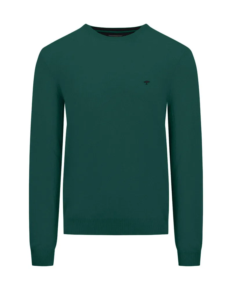 Fynch-Hatton Herren Wollpullover aus Merino-Cashmere Efeu