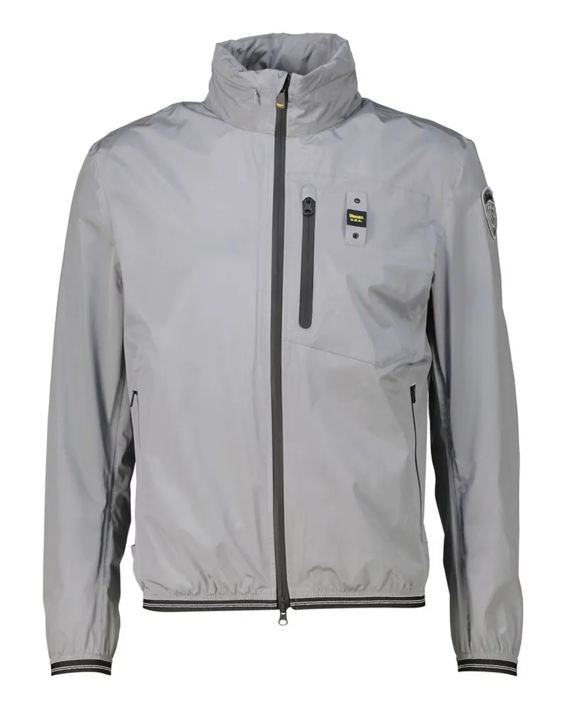Blauer Herren Windjacke DEWAR Anthrazit