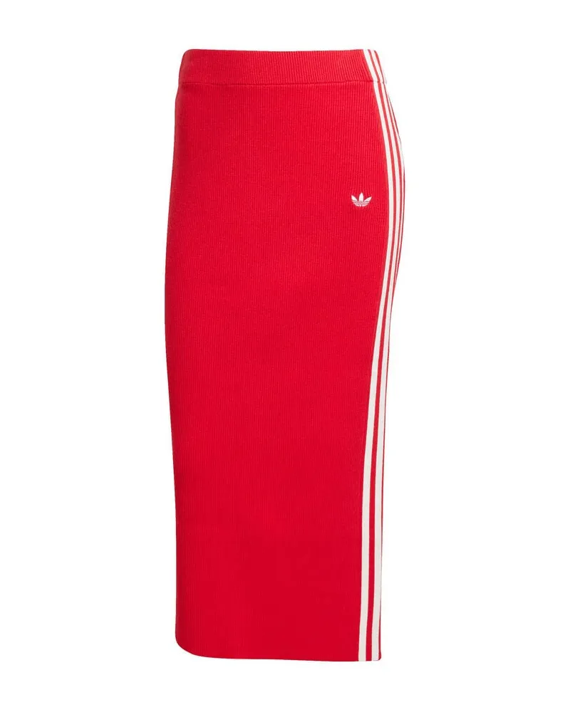 adidas Damen Jerseyrock ADICOLOR KNIT 3S SKIRT Rot