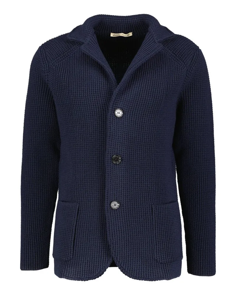 Maurizio Baldassari Herren Strickjacke aus Wolle BRENTA SWACKET Marine
