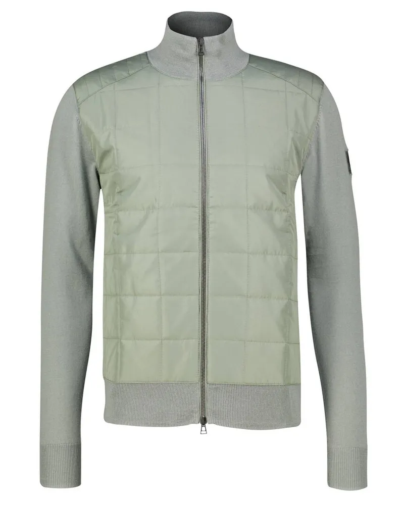 Belstaff Herren Strickjacke mit Wattierung KELBROOK Oliv