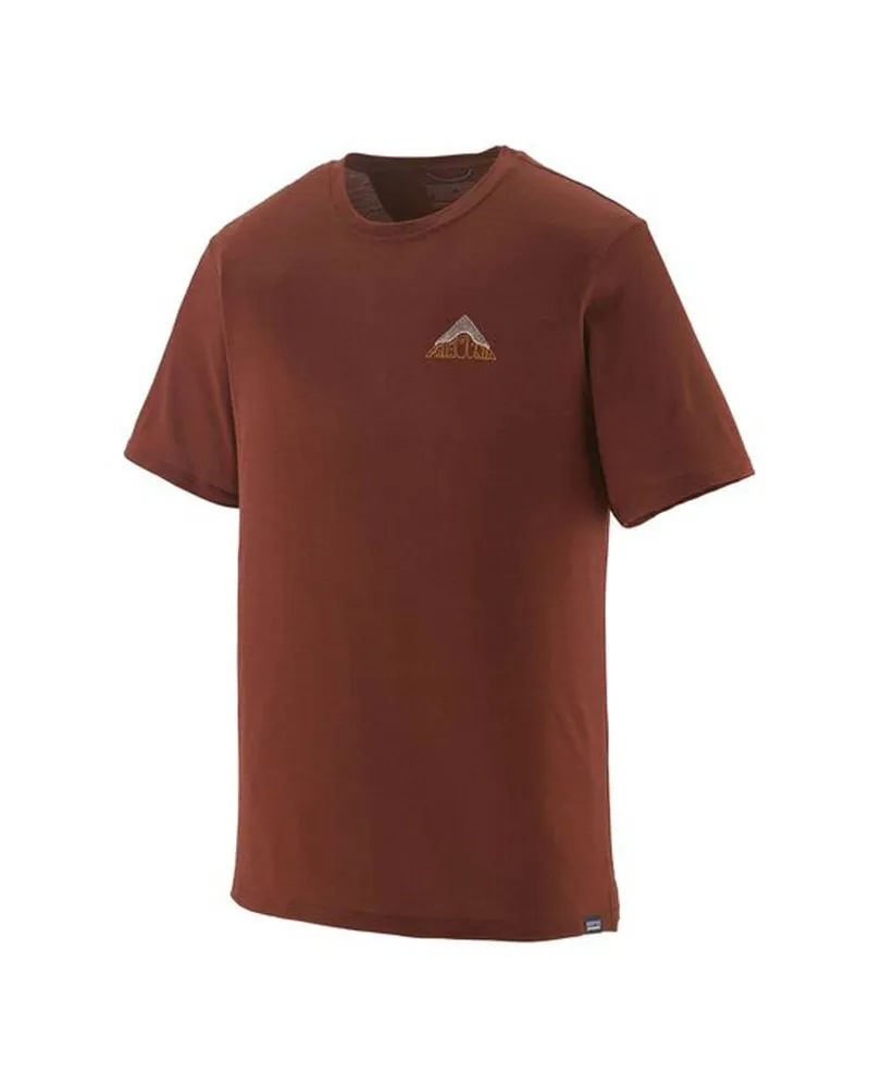 Patagonia Herren Funktionsshirt MS CAP COOL MERINO BLEND GRAPHIC SHIRT Hellgelb