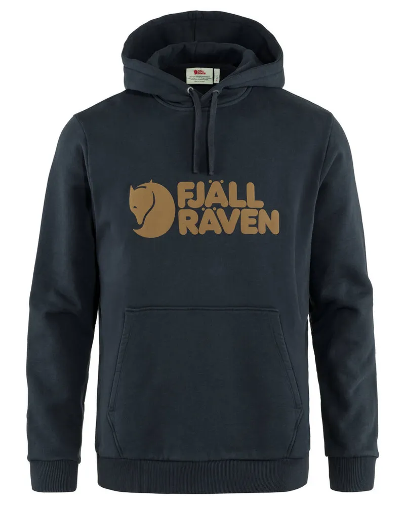 Fjäll Räven Herren Hoodie FJÄLLRÄVEN LOGO HOODIE M Dunkelblau
