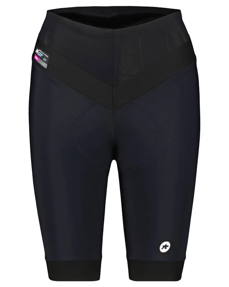 ASSOS Damen Radshorts UMA GT HALFSHORTS C2-LONG Schwarz