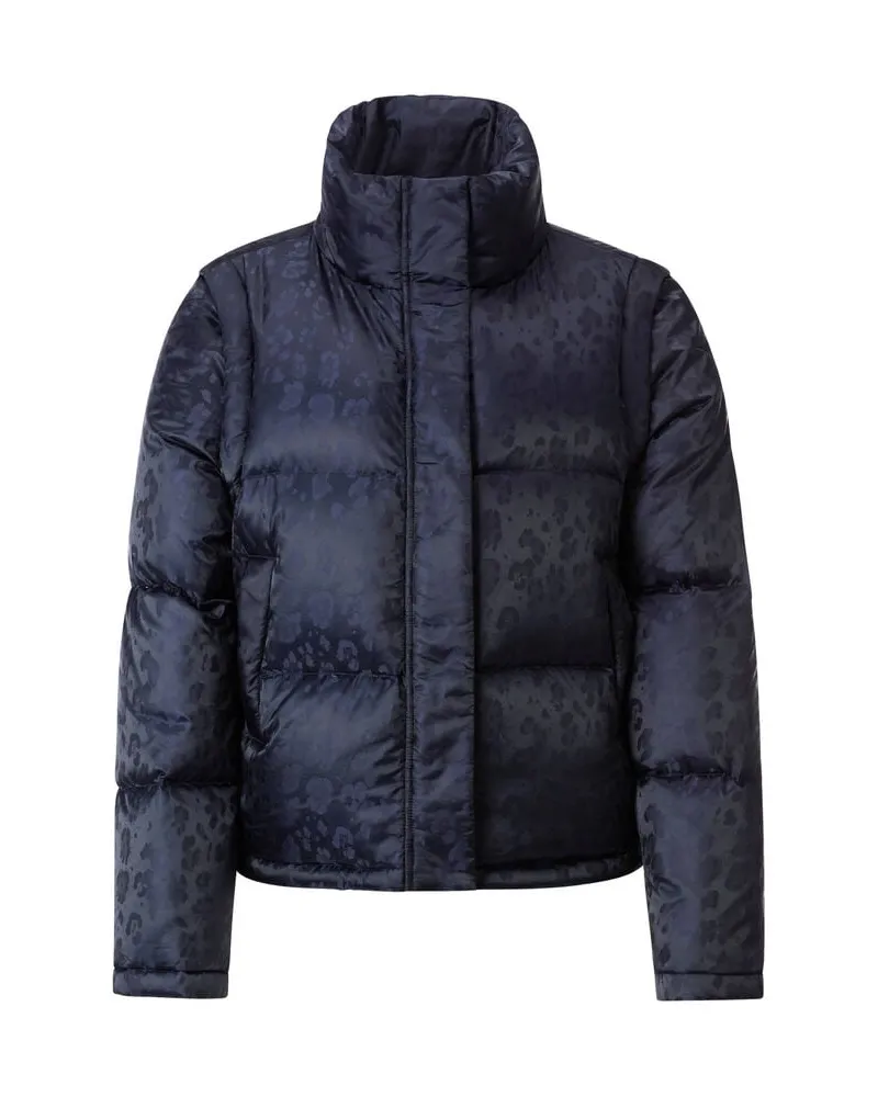 Rich&Royal Damen Winterjacke LEO JACQUARD PUFFER Marine