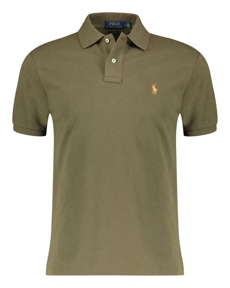 Ralph Lauren Herren Poloshirt Slim Fit Kurzarm Khaki