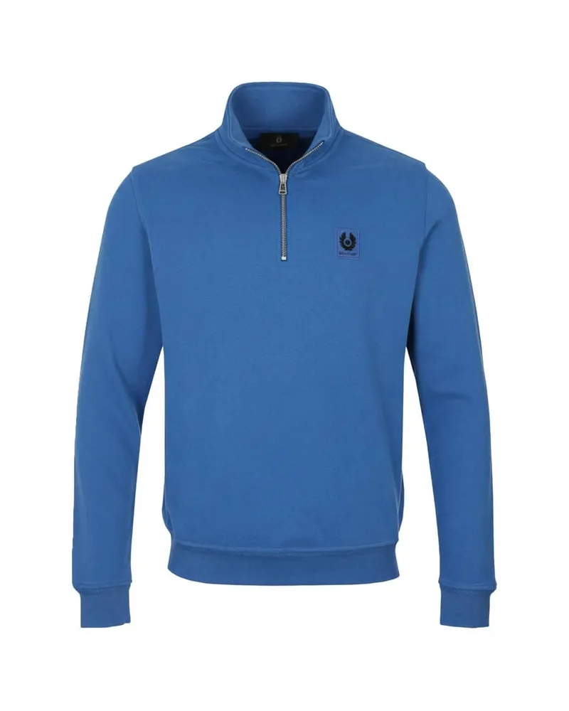 Belstaff Herren Sweatshirt mit Troyer-Kragen Marine