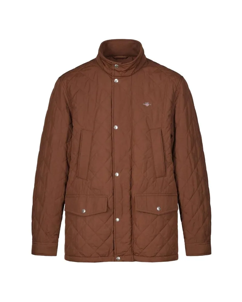 Gant Herren Jacke QUILTED WINDCHEATER Braun