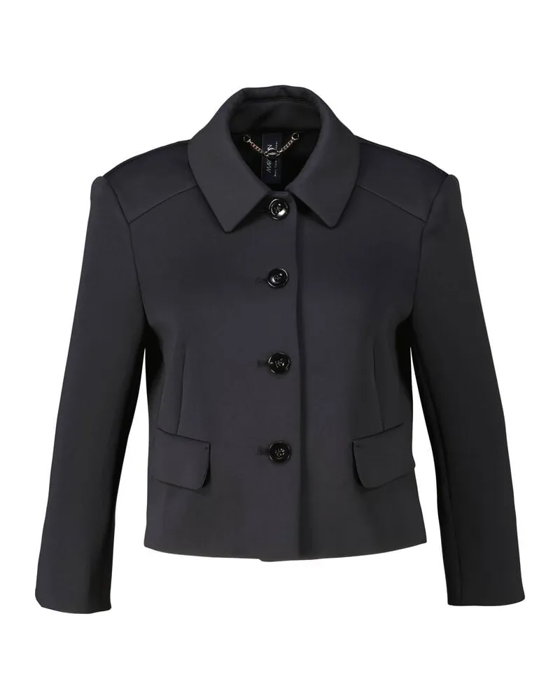 Marc Cain Damen Jacke aus Scuba-Jersey Schwarz
