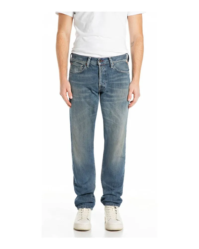 Replay Herren Jeans DERYCK Regular Fit Blueblack