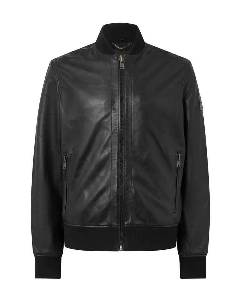 Belstaff Herren Lederjacke LANDMARK Schwarz