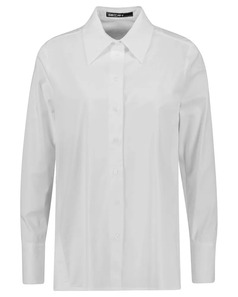 Marc Cain Damen Hemdbluse Weiss