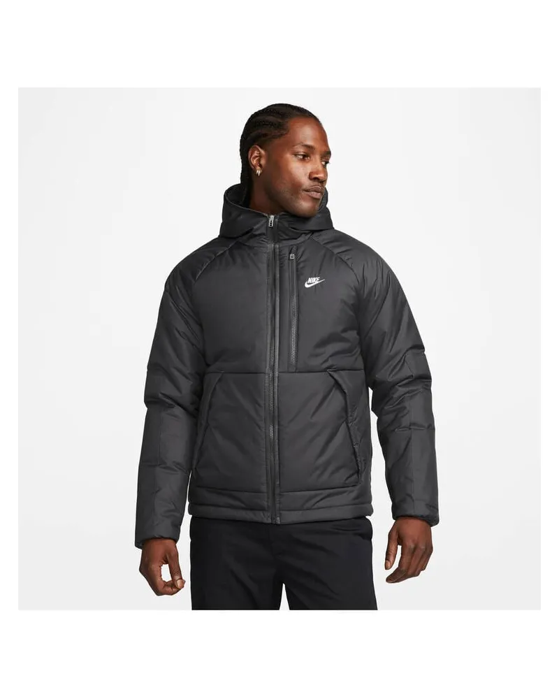 Nike Herren Jacke mit Kapuze THERMA-FIT REPEL ME Grau