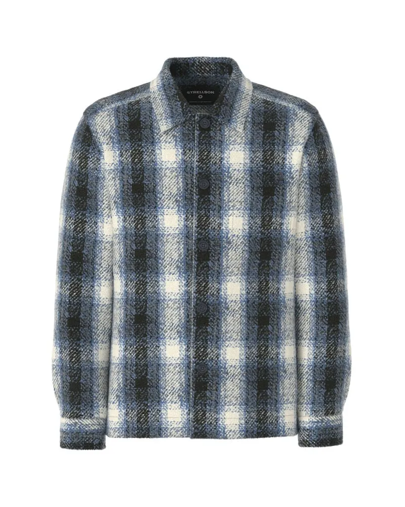 Strellson Herren Overshirt NOEL Regular Fit Marine