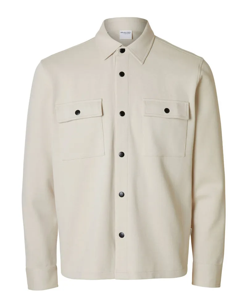 Selected Homme Herren Hemdjacke JACKIE Camel