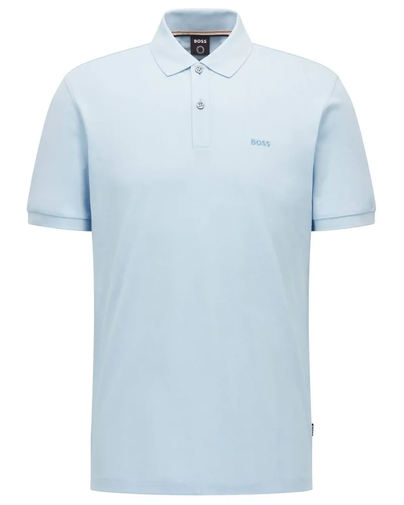 HUGO BOSS Herren Poloshirt PALLAS Kurzarm Bleu